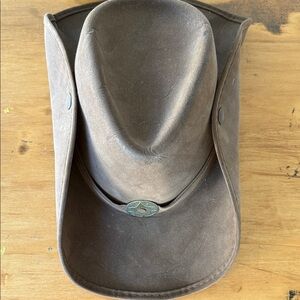 Brown Cowboy Hat with Star Concho
